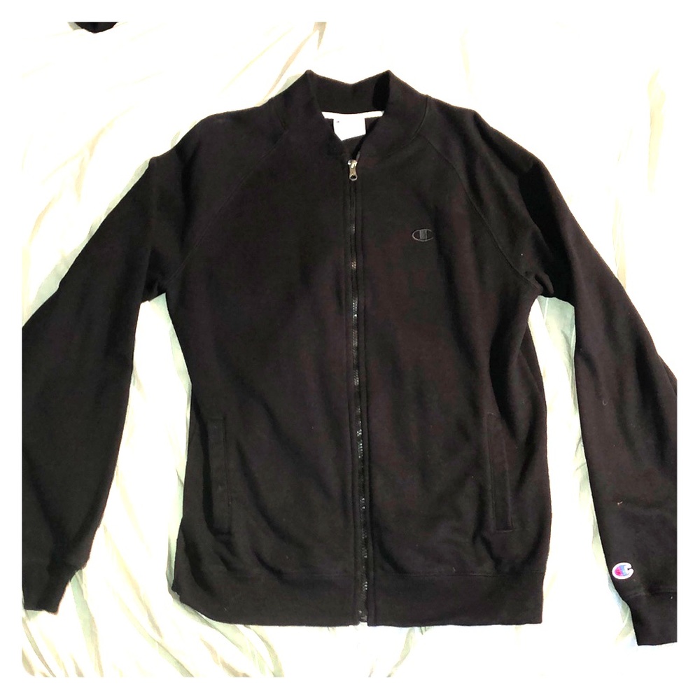 Champion Men’s Black Zip Sweatshirt